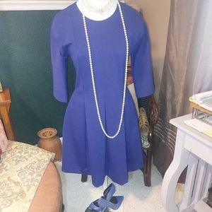 GAP Flared Dress Royal Blue